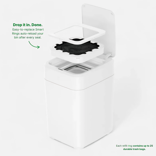Sealva™ Self Sealing Trash Can